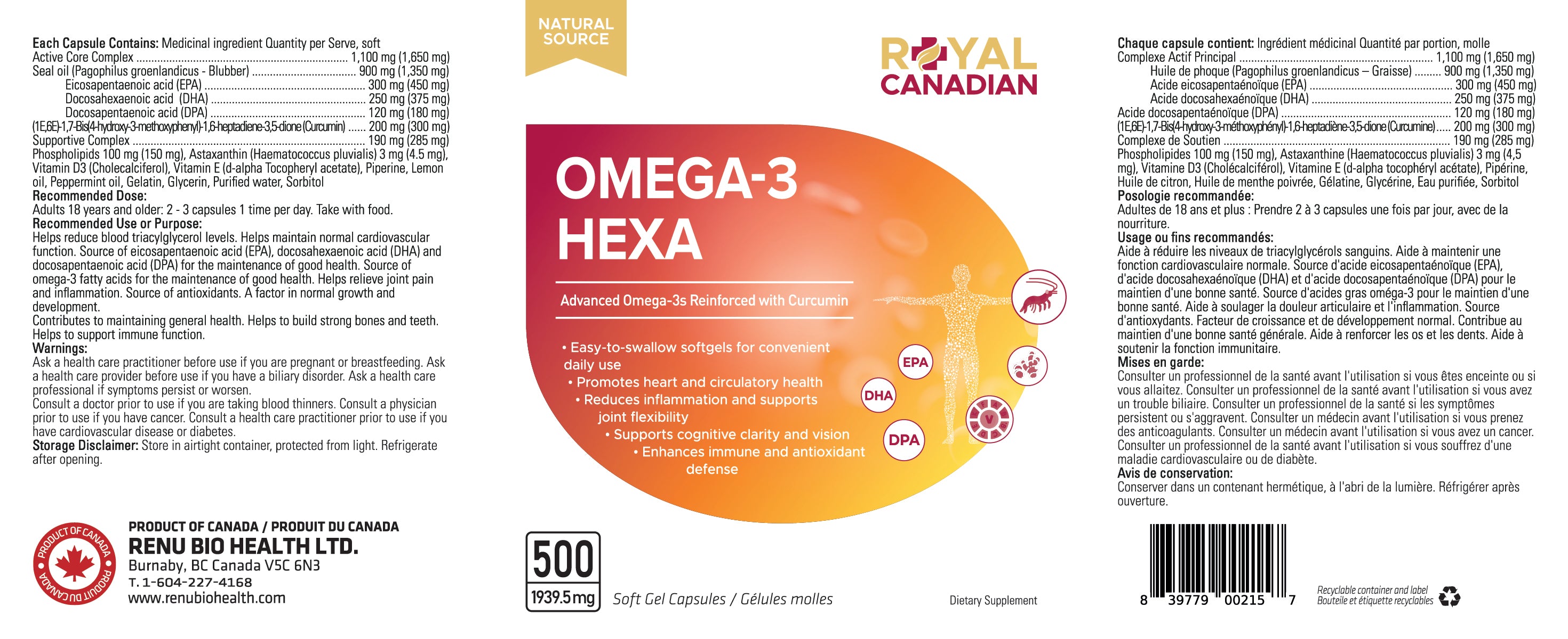 Omega-3 Hexa
